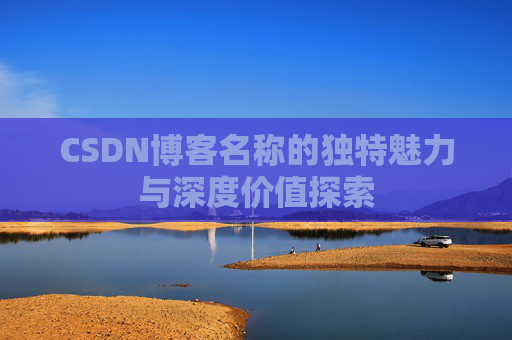 CSDN博客名称的独特魅力与深度价值探索